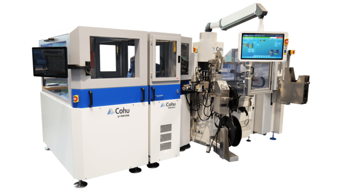 Cohu's Sense+ automation platform featuring u-sense microphone test solution.